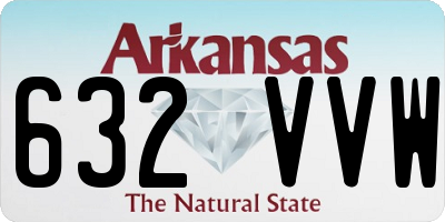 AR license plate 632VVW
