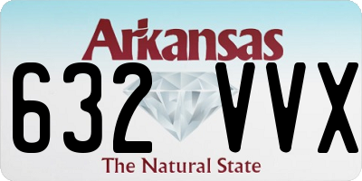 AR license plate 632VVX