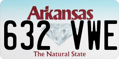AR license plate 632VWE