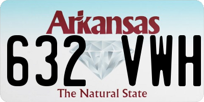 AR license plate 632VWH