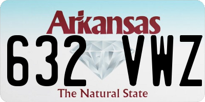 AR license plate 632VWZ