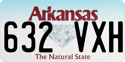 AR license plate 632VXH
