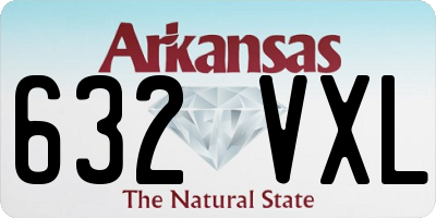 AR license plate 632VXL