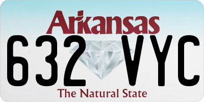 AR license plate 632VYC