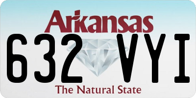 AR license plate 632VYI