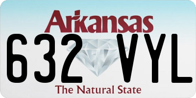 AR license plate 632VYL