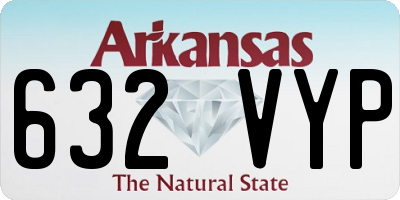 AR license plate 632VYP
