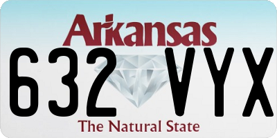 AR license plate 632VYX