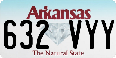AR license plate 632VYY