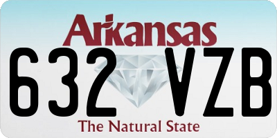AR license plate 632VZB