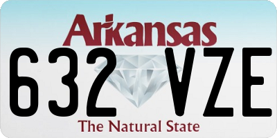 AR license plate 632VZE