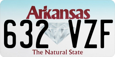 AR license plate 632VZF