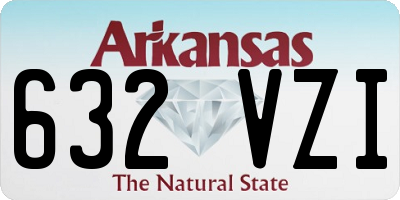 AR license plate 632VZI