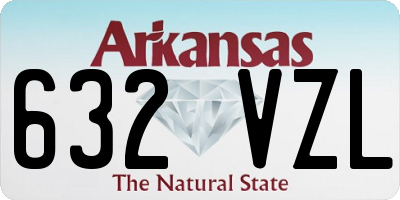AR license plate 632VZL