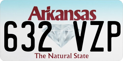 AR license plate 632VZP