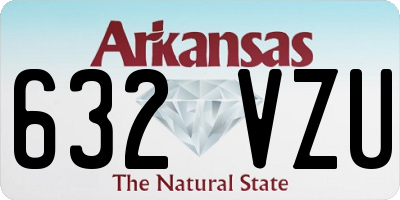 AR license plate 632VZU