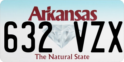 AR license plate 632VZX