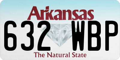 AR license plate 632WBP