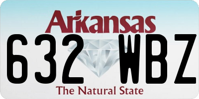 AR license plate 632WBZ