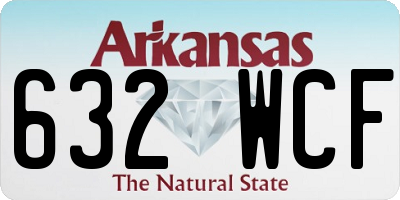 AR license plate 632WCF