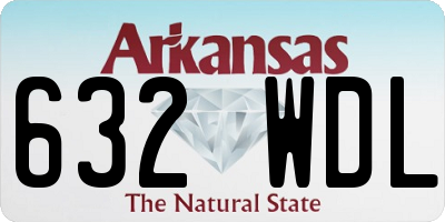 AR license plate 632WDL