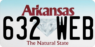 AR license plate 632WEB