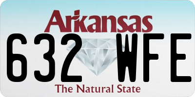 AR license plate 632WFE