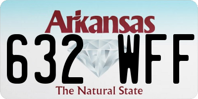 AR license plate 632WFF
