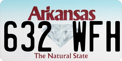 AR license plate 632WFH