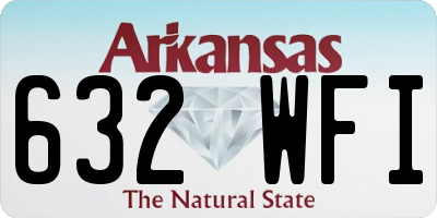 AR license plate 632WFI