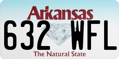 AR license plate 632WFL