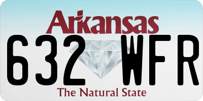 AR license plate 632WFR