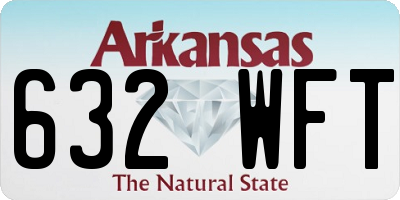 AR license plate 632WFT