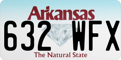 AR license plate 632WFX