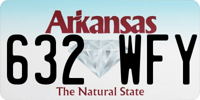 AR license plate 632WFY