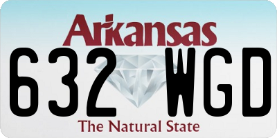 AR license plate 632WGD