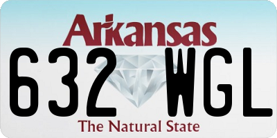 AR license plate 632WGL