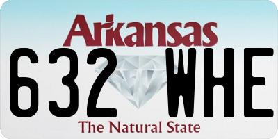 AR license plate 632WHE