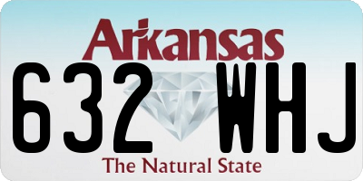 AR license plate 632WHJ