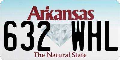 AR license plate 632WHL