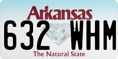 AR license plate 632WHM