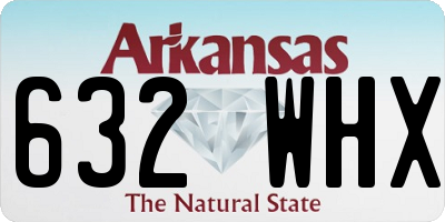 AR license plate 632WHX