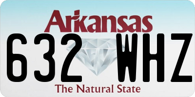 AR license plate 632WHZ
