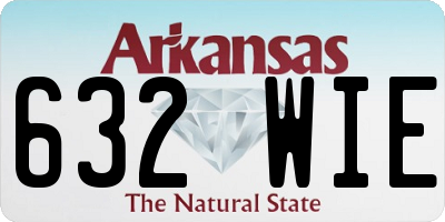 AR license plate 632WIE