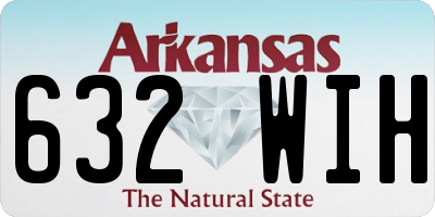 AR license plate 632WIH