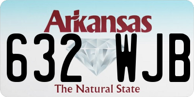 AR license plate 632WJB