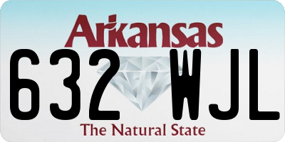 AR license plate 632WJL