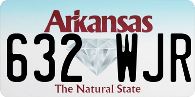 AR license plate 632WJR