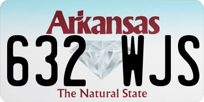 AR license plate 632WJS
