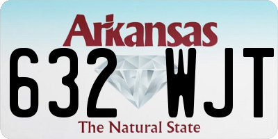 AR license plate 632WJT